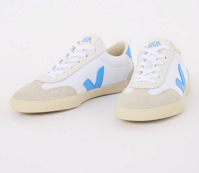 Veja Volley sneaker van canvas met suède details