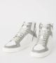 Zadig&Voltaire High Flash Infinity sneaker van kalfsleer met glitter - Thumbnail 2