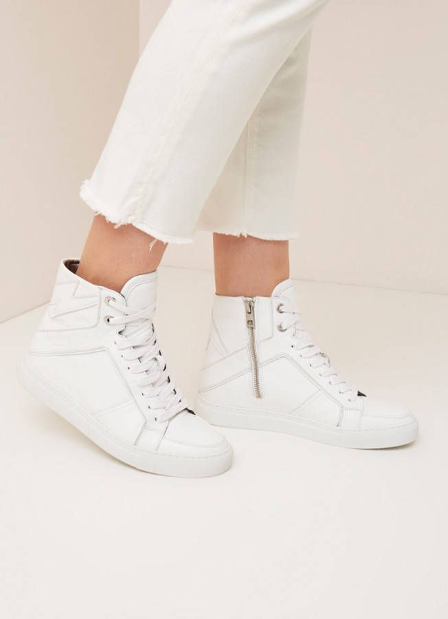 Zadig&Voltaire High Flash sneaker van leer