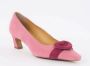 Fabienne Chapot Roze Hart Gesp Leren Pumps Pink Dames - Thumbnail 2