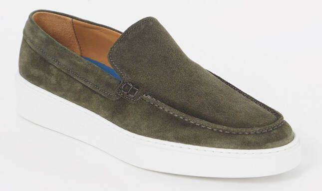 Giorgio Clean Cup slip-on van suède