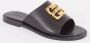 Givenchy 4G Liquid slipper van lamsleer met logo - Thumbnail 1