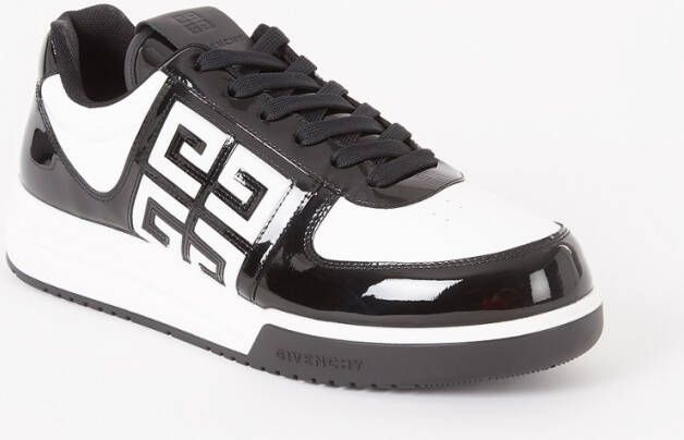 Givenchy G4 Low sneaker van kalfsleer met lakfinish