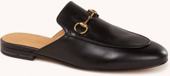 Gucci Princetown horsebit leren muiltjes Zwart - Foto 1