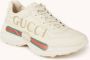 Gucci Rhyton sneaker van leer met logo - Thumbnail 1