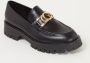 Guess Zwarte platte schoenen met metalen detail Black Dames - Thumbnail 4