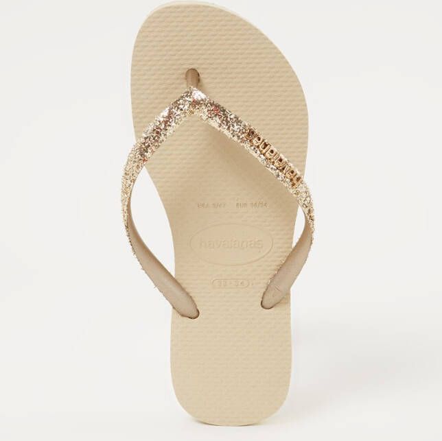 Havaianas Slim slipper met glitter