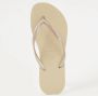 Havaianas Slim | Sand Grey Light Golde Beige Rubber Teenslippers Dames - Thumbnail 4