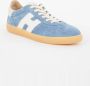 HOGAN Lage Sneakers Dames Cool Allacciato Maat: 39 5 Materiaal: Suède Kleur: Blauw - Thumbnail 2