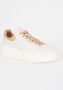 Hogan Witte Leren Gestreepte Plateau Sneakers White Dames - Thumbnail 1