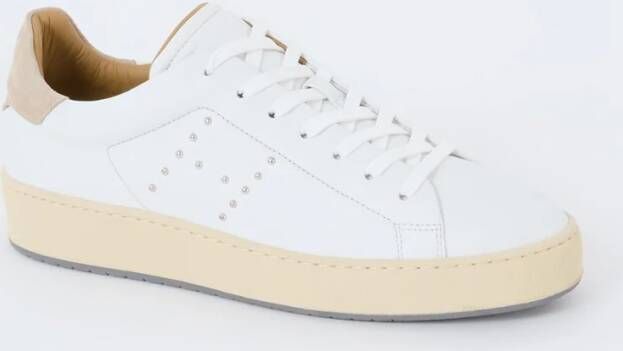 Hogan Sneaker van leer met studs en suède details