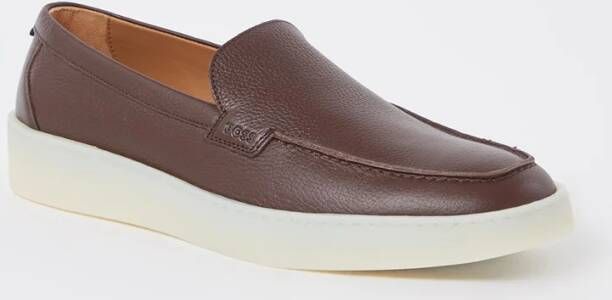 Hugo Boss Clay slip-on van leer