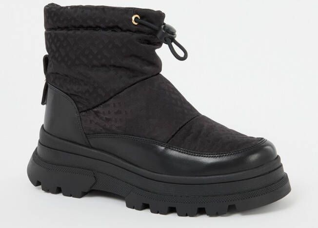 Boss Snowboots van leer met tunnelkoord model 'Foster'