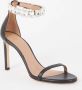 Hugo Boss Janet sandalette van leer met strass - Thumbnail 1