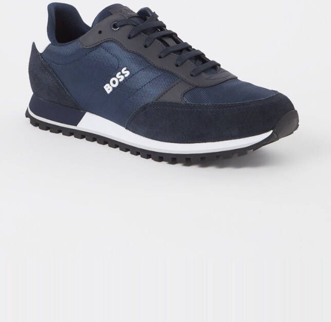 Hugo Boss Parkour sneaker met suède details