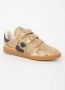 Isabel marant Beth sneaker van kalfsleer met slangenprint - Thumbnail 1