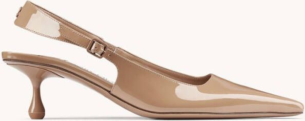 Jimmy Choo Amel 50 slingback van lakleer