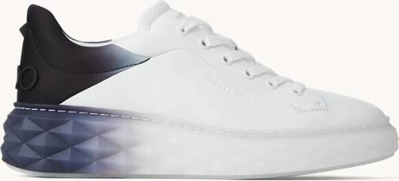 Jimmy Choo Diamond Maxi sneaker van lamsleer