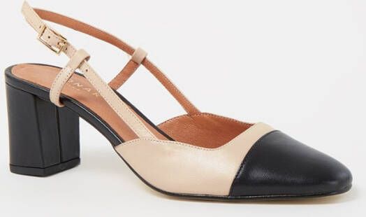 Jonak Dhapop slingback van leer