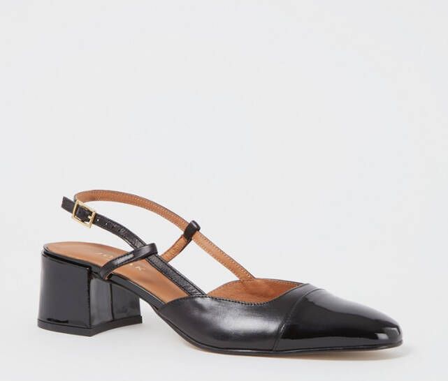 Jonak Dhapopy slingback met lakleren details