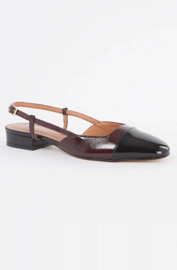 Jonak Dhapou slingback van kalfsleer met lakfinish