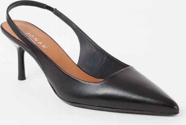 Jonak Diamantine slingback van geitenleer