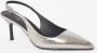 Jonak Diamantus slingback van leer met metallic finish - Thumbnail 1