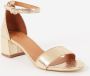 Jonak Verdi sandalette van leer met metallic finish - Thumbnail 1