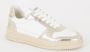 JOSH V Winona sneaker van leer met metallic finish - Thumbnail 1