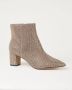 Kurt Geiger London Fabric Ankle Boot Enkellaarsjes Enkelboots met rits Dames Goud - Thumbnail 4