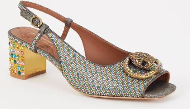 Kurt Geiger Chelsea slingback met strass