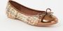 Kurt Geiger Eagle ballerina met strikdetail - Thumbnail 1