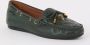 Kurt Geiger Eagle moccasin van leer met quilt patroon - Thumbnail 1