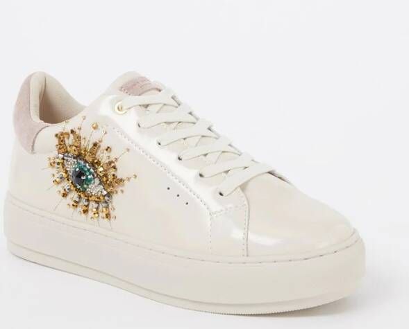 Kurt Geiger Laney Eye sneaker van leer met strass