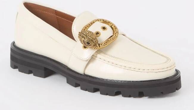 Kurt Geiger Mayfair loafers van leer met gespdetail