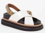 Kurt Geiger Orson Cross Strap sandalen met leren details - Thumbnail 2