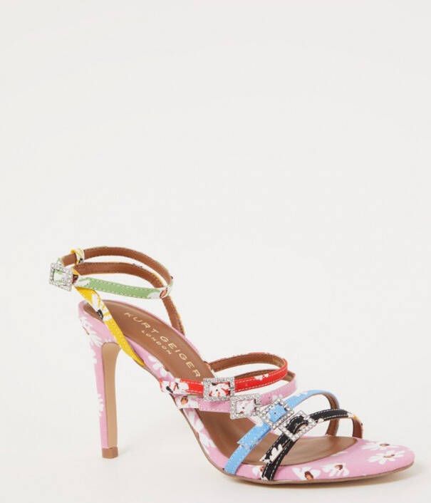 Kurt Geiger Pierre sandalette met bloemenprint