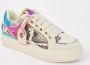 Kurt Geiger Southbank sneaker met slangenprint en leren details - Thumbnail 2