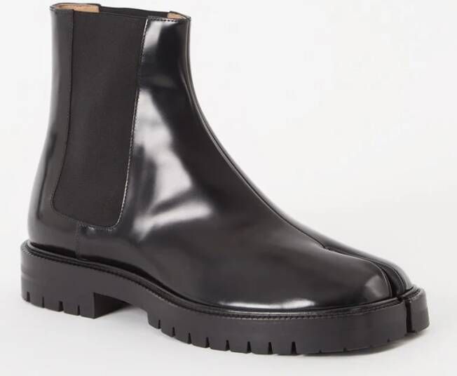 Maison Margiela Tabi chelsea boot van kalfsleer