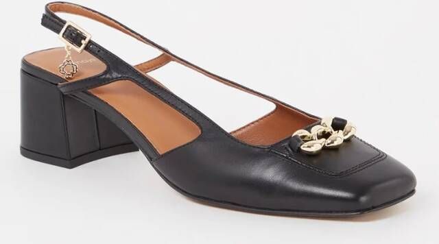 Maje Slingback van leer