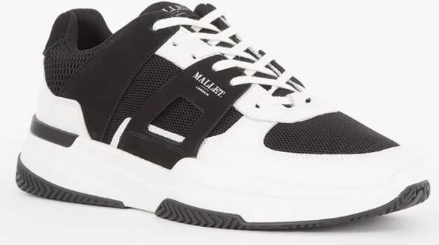 Mallet Marquess sneaker van mesh met leren details