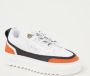 Mason Gar ts Firenze sneaker van leer Wit Oranje Zwart - Thumbnail 2