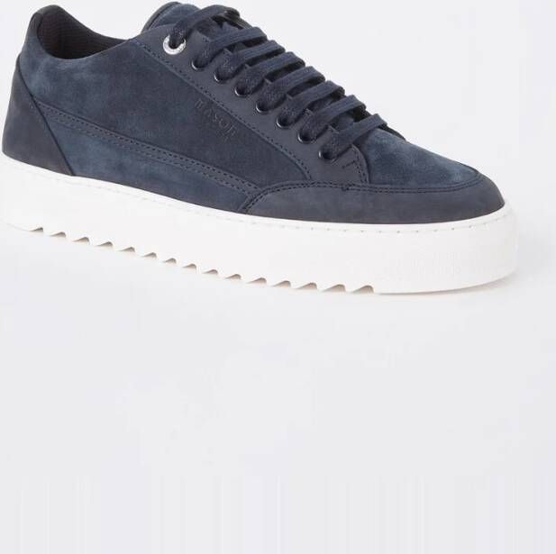 Mason Garments Tia Elementare sneaker van suède met nubuck details