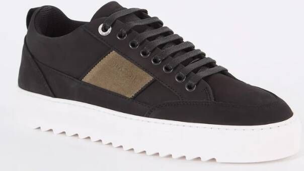 Mason Garments Tia Sport Atletics sneaker van nubuck met suède details