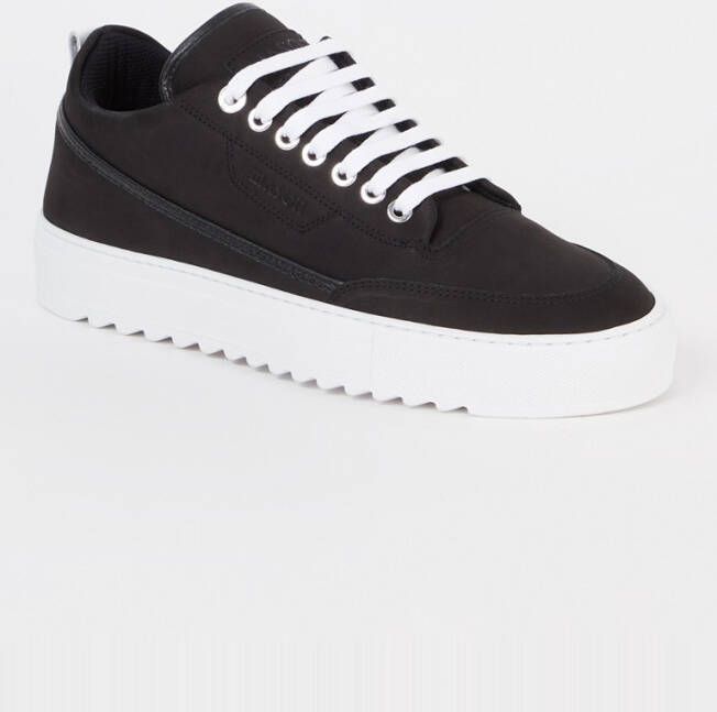 Mason Garments Torino Originale sneaker van nubuck met leren details