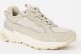 Moncler Lite Runner sneaker van leer met suède details - Thumbnail 2