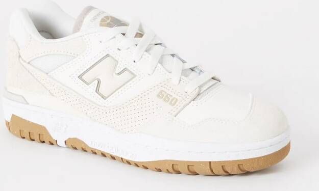 New Balance 550 sneaker met suède details