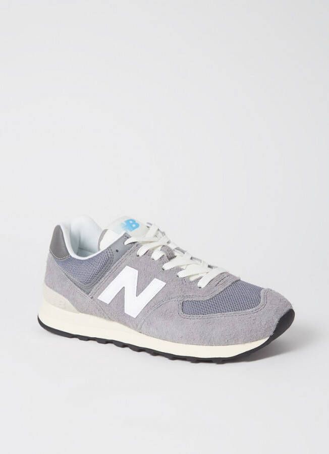 New Balance 574 sneaker met mesh details