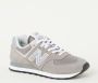 New Balance 574 suède sneakers grijs lichtgrijs - Thumbnail 2