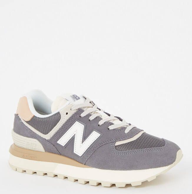 New Balance 574 sneaker met suède details